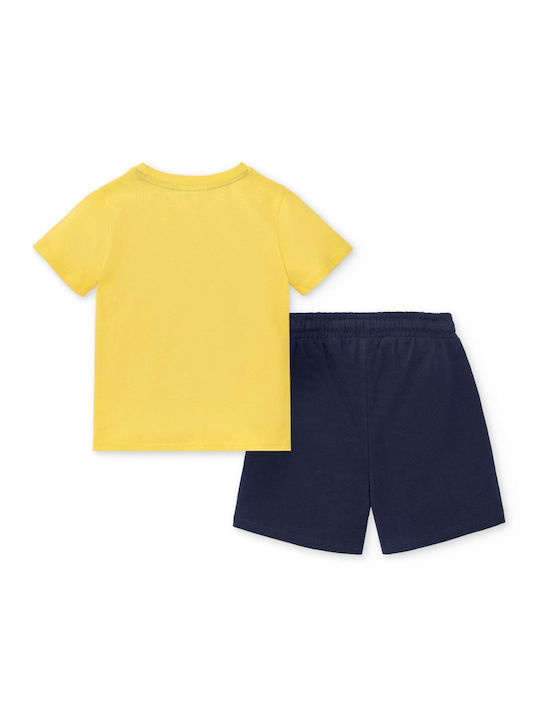 Tuc Tuc Kids Set with Shorts Summer 2pcs Blue/yellow