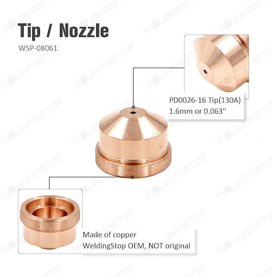 Trafimet Μπεκ 1.6mm 1τμχ 83144