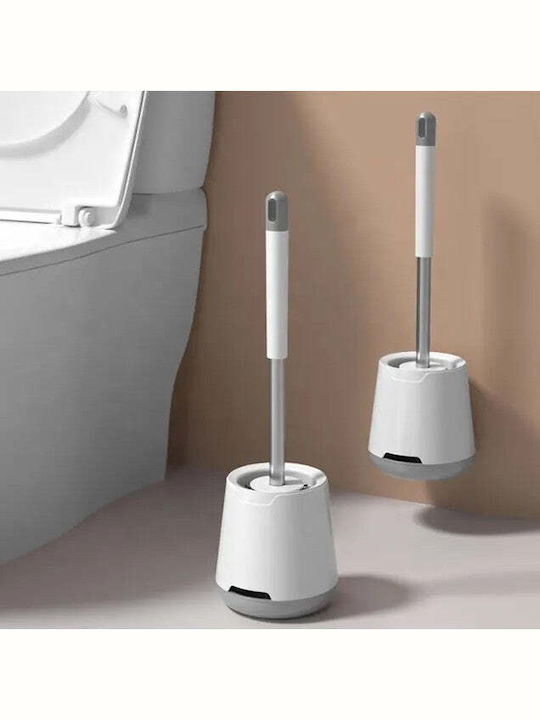 Τουαλέτας Plastic Bathroom Trash Can White