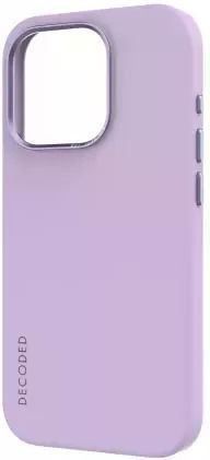 Decoded Umschlag Rückseite Silikon Flieder (iPhone 15 Pro Max)