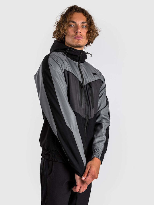 3.0  Ζακέτα με Κουκούλα Black/Grey