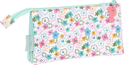 Safta Fabric Pencil Case with 2 Compartments