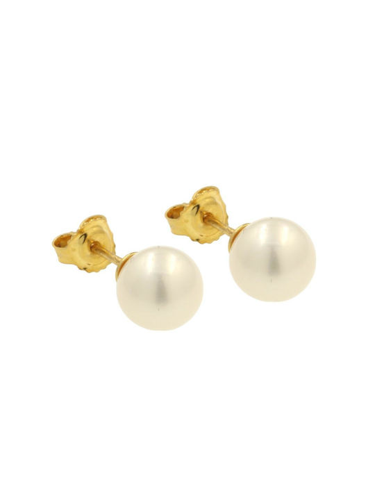 Q-Jewellery Earrings made of Gold 14K with Pearls