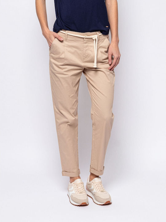 Dama Tesatura Pantaloni Bej