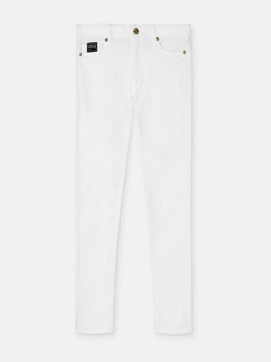 Women's Fabric Trousers Skinny Fit White