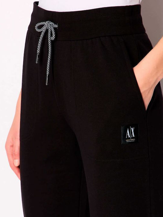 Armani Exchange Pantaloni de trening pentru femei Negru