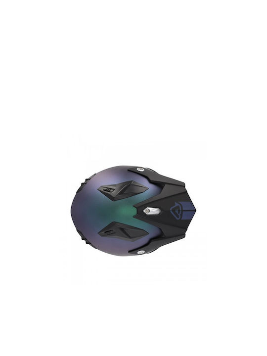 Acerbis Aria Metallic Chameleon Κράνος Μηχανής Jet ECE 22.06 1050gr με Sunvisor