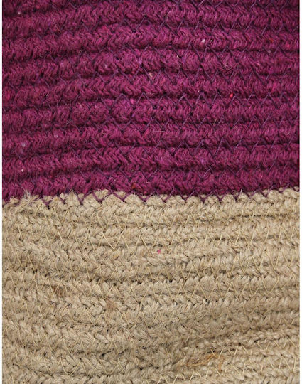ArteLibre Set dekorative Körbe mit Griffen Lila 25x25x25cm 3Stück