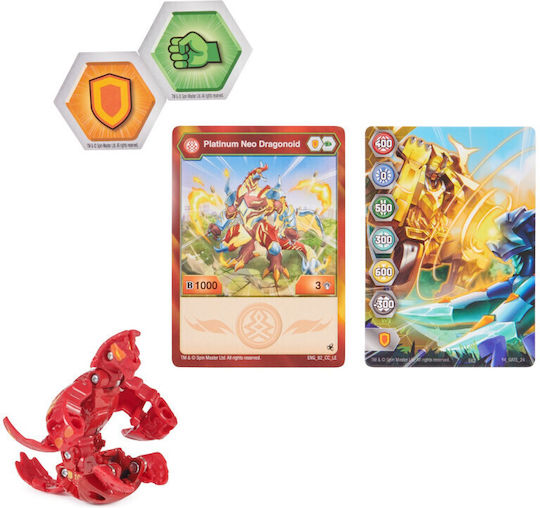 Spin Master Jucărie Miniatură Platinum Neo Dragonoid Bakugan