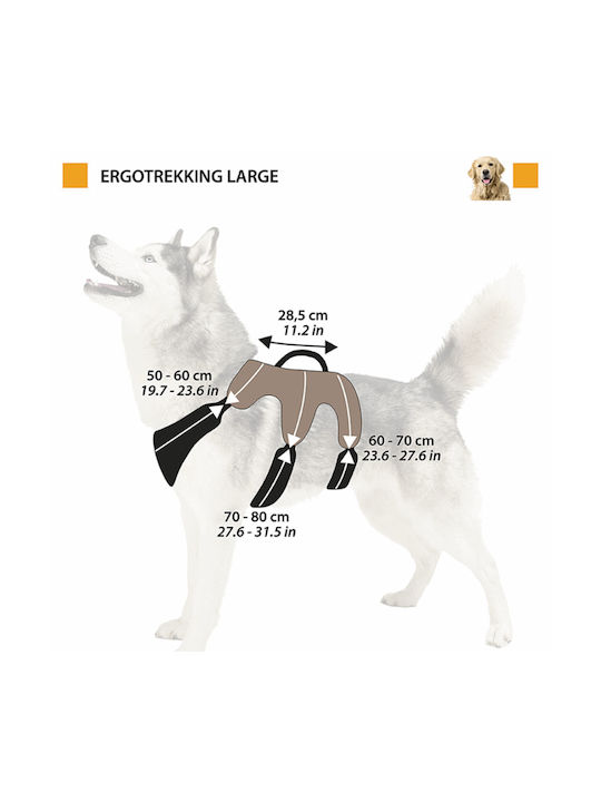 Ferplast Dog Harness Vest Ergotrekking P Brown Large 75467122