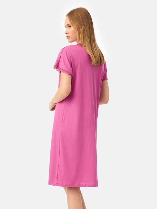 Minerva Women's Summer Nightgown Purple