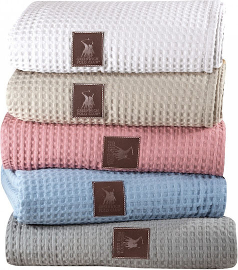 Greenwich Polo Club 3455 Pique Blanket Super King 220x240cm Green