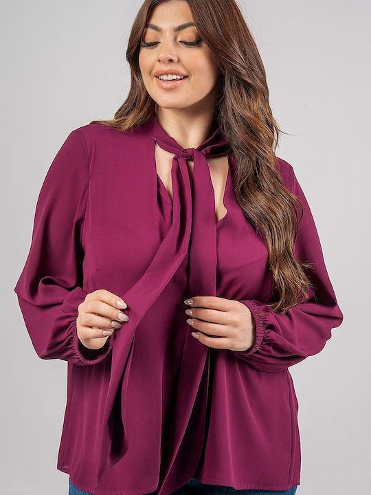 Lovesize Women's Long Sleeve Shirt Magenta