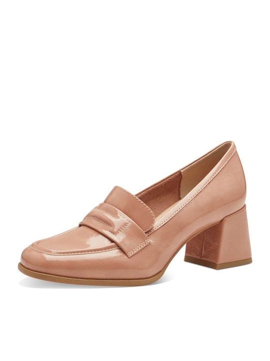 Pumps mit mittelhohem Absatz Rosa