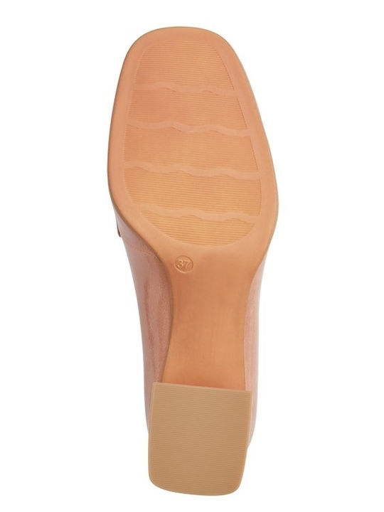 Pumps mit mittelhohem Absatz Rosa