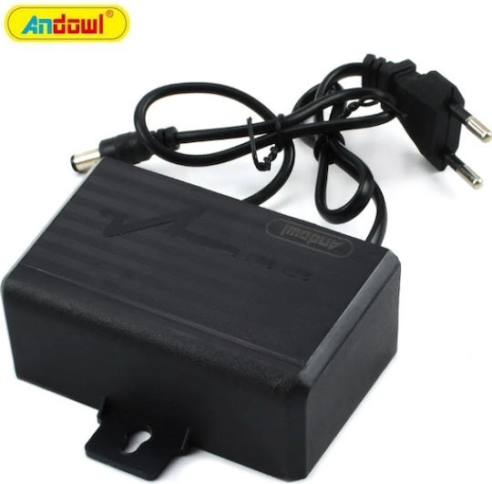 Andowl Q-DC550 Power Supply for CCTV Systems Black Q-DC550