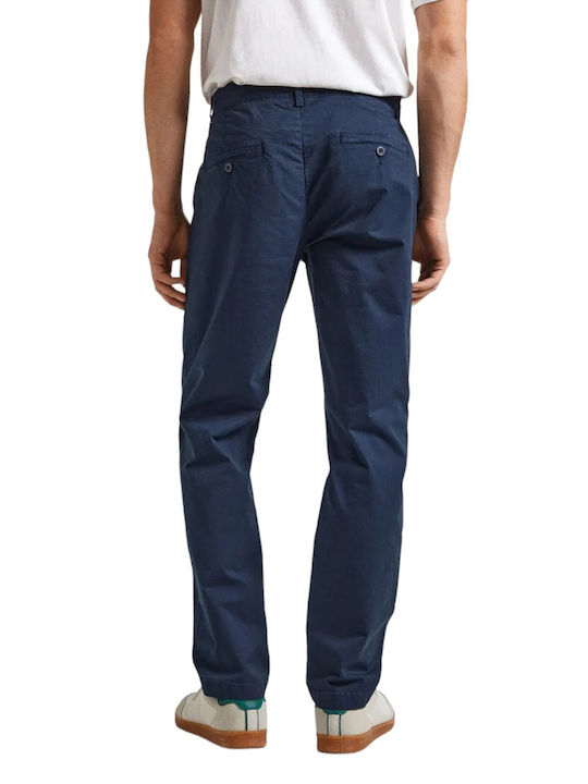 Trousers Chino in Slim Fit Blue