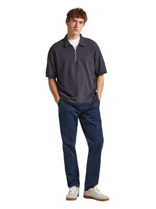 Trousers Chino in Slim Fit Blue