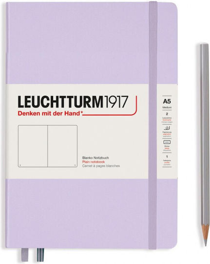 Leuchtturm1917 Notebook Тетрадка 125 Листа A5 с Бели Страници
