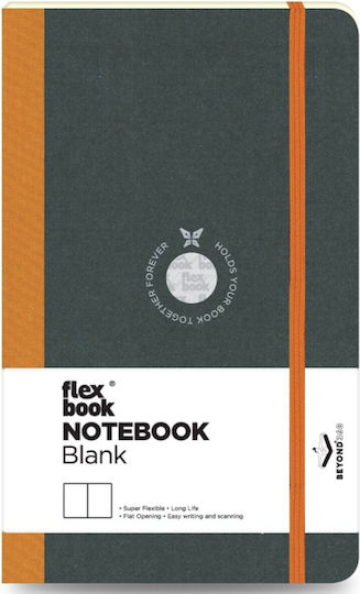 The Writing Fields 2100110 Notebook with Blank Pages Gray