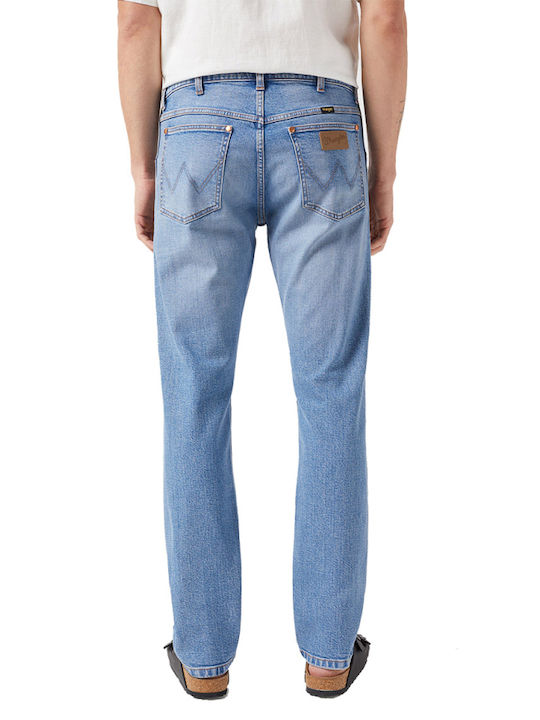 Wrangler 11mwz Pantaloni de Bărbați din Jean Blue