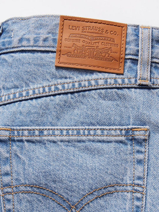 Rolled Women's Jean Shorts Light Blue