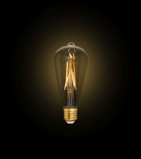 Lutec Smart Λάμπα LED 7.5W για Ντουί E27 και Σχήμα ST64 Θερμό Λευκό 806lm