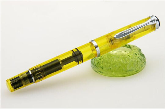 Pelikan Classic Duo M205 Πένα Γραφής Extra Broad Κίτρινη από Ατσάλι