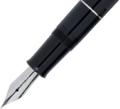 Pelikan M215 Stilou Negru cu Negru Cerneală