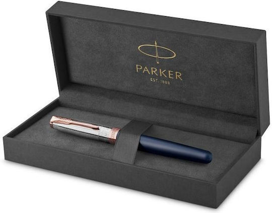 Parker Писалка Fine Бронзова от Месинг с Червено Мастило