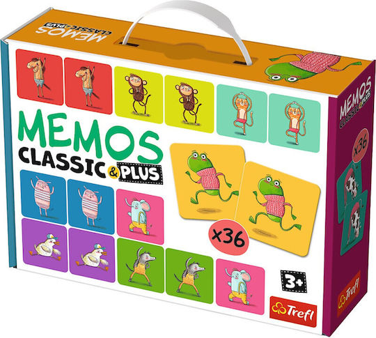 Настолна игра Memo Let's Move 3+ години (EN) Trefl