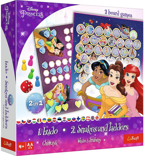 Board Game Ludo And Snakes & Ladders for 2-4 Players 4+ Years Old (EN) Trefl