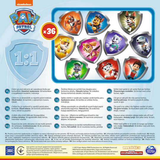 Board Game Paw Patrol for 1-4 Players 3+ Years Old (EN) Trefl