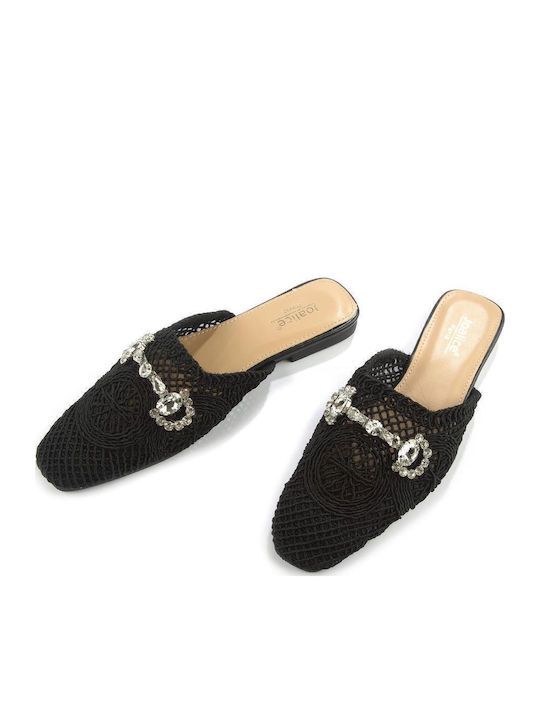 Flat Mules σε Μαύρο Χρώμα