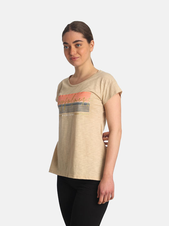 Paco & Co Women's T-shirt Beige