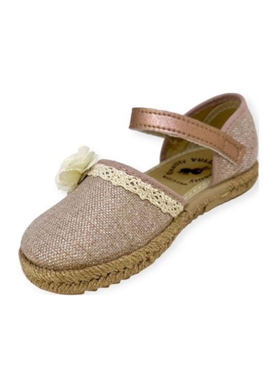 Παιδικές Espadrilles mit Bügel- und Schleifenverschluss Beige