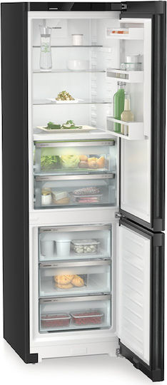 Liebherr Fridge-Freezer 361lt NoFrost H201.5xW59.7xD67.5cm Gray Plus BioFresh