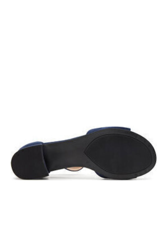 Suede Πέδιλα Navy Μπλε