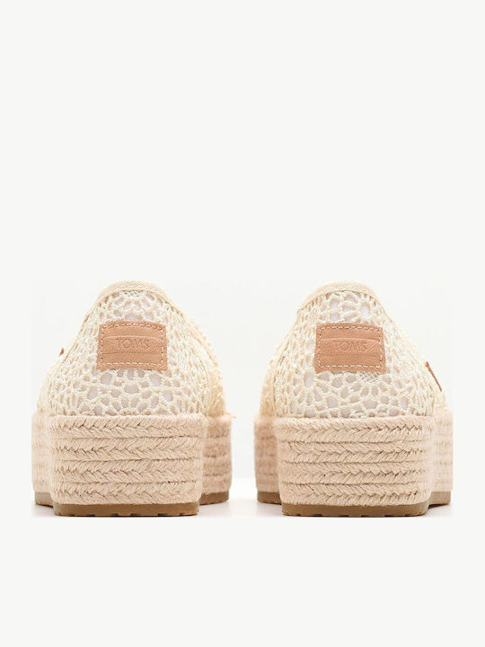 Valencia Women's Fabric Espadrilles Beige