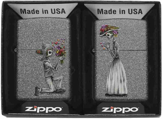 Zippo Ангажимент Пламък в Сив цвят