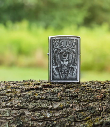 Zippo Ангажимент Пламък Ветроустойчив Barbarian Design