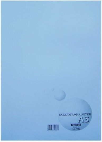 Typofix Sketch Pad Σχεδιογραδία Καρρέ Α3 A3 29.7x42cm 3-1183