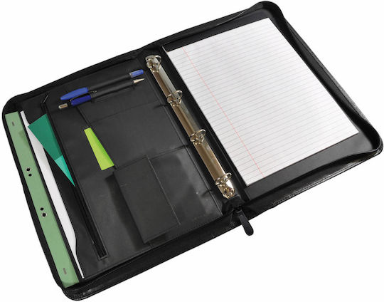 Monolith Clipboard with 4 Rings Conference for Paper A4 Black 1pcs