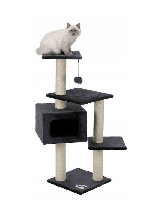 Trixie Palamos Kratzbaum Katzenbäume Gray 3 Ebenen 39x39x109cm