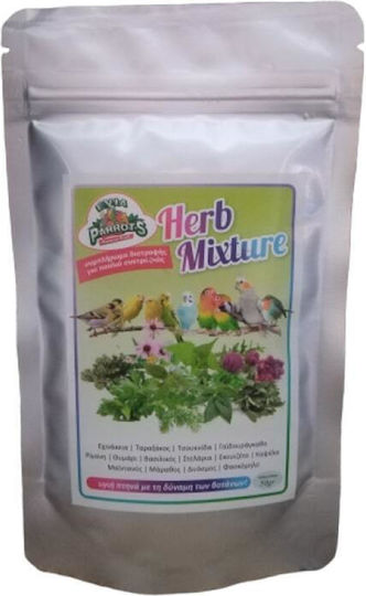 Evia Parrots Herb Mixture Συμπλήρωμα Διατροφής για Πτηνά 50gr