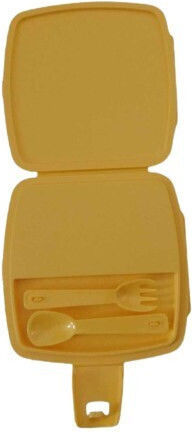 TnS Plastic Kids' Food Container Yellow x x 10cm