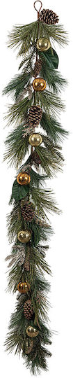 Weihnachtliche Girlande Plastik Grün 180cm 1Stück