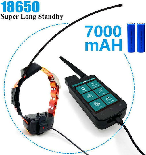 Gps Ηλεκτρικό Κολάρο GPS Σκύλου & Γάτας με Εμβέλεια 15000m
