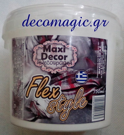 Maxi Decor Flexstyle Υλικό Σκλήρυνσης Transparent for Fabric 750ml