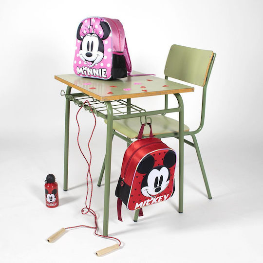 Cerda Mickey Mouse Παιδικό Παγούρι Mickey Αλουμινίου Κόκκινο 350ml